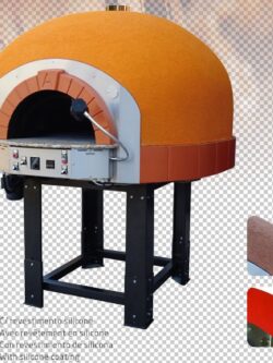 FORNO PIZZA GAS FIXO UG140K REV SILICONE