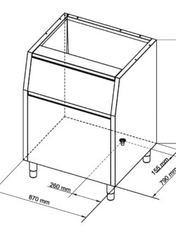 BIN 200 INOX P/VM350