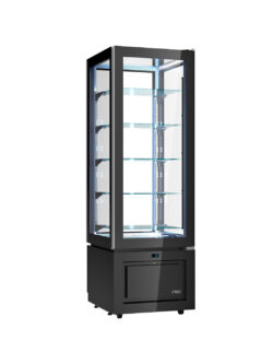 VITRINE LUXOR SLIM PRETA KP6A (+2º+10º) VENTILADA