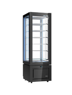 VITRINE LUXOR SLIM PRETA KG6A (-25º-15º) ESTÁTICA