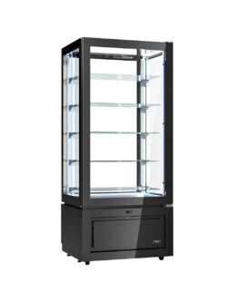 VITRINE LUXOR PRETA  KP8A (+2º+10º C) VENTILADA