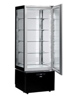 VITRINE LUXOR SLIM PRETA KP6Q (+2º+10º) VENTILADA