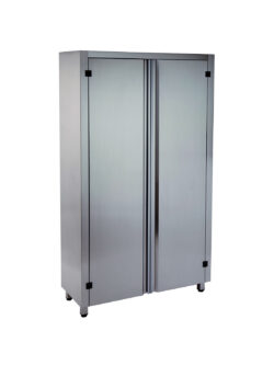 ARMÁRIO VERTICAL 3 PRAT. PORTAS 1400X600X1800 INOX