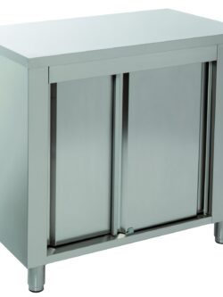 MESA ESTUFA PORTAS DESLIZANTES 1000X600X850 INOX