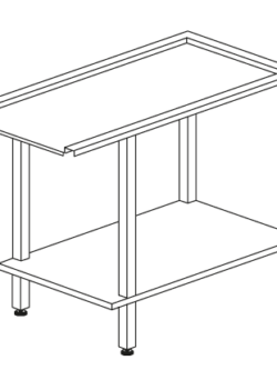 MESA T35 1200X590X850H MOD.HT AX-BX SÓ DE ENTRADA