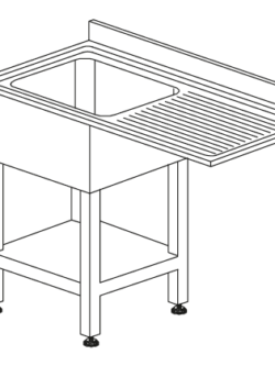 LAVADOURO 1200x700x850h P/ MOD. DE ENCASTRAR A20