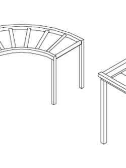 CURVA DE ROLOS 90º LC97 1300X1300X850H P/ MOD. AX