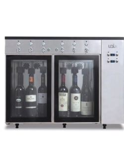 DISPENSADOR VINHO 6 GARRAFAS UDSOMMELIER6 INOX