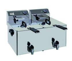 FRITADEIRA ELECT.BANC. UFRI 2X8LT C/TORNEIRA 400V