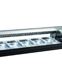 VITRINE REFRIGERADA UDI SUSHI 6B-VC C/ LEDS