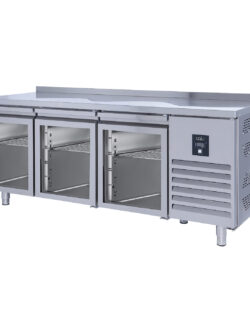 MESA GASTRO CONSERVACAO MGV310 GN1/1 3PORTAS VIDRO