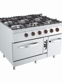 UDFO96FG FOGÃO GAS 6 QUEIM.+ FORNO GAS+ARM. PORTA